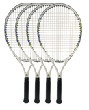 4 x FastTrackTennis Junior Racket 25 (per bambini da 8 a 10 anni)